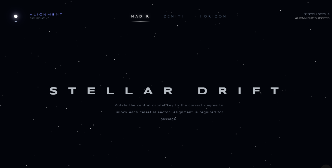 The Celestial Alignment Navigation Bar