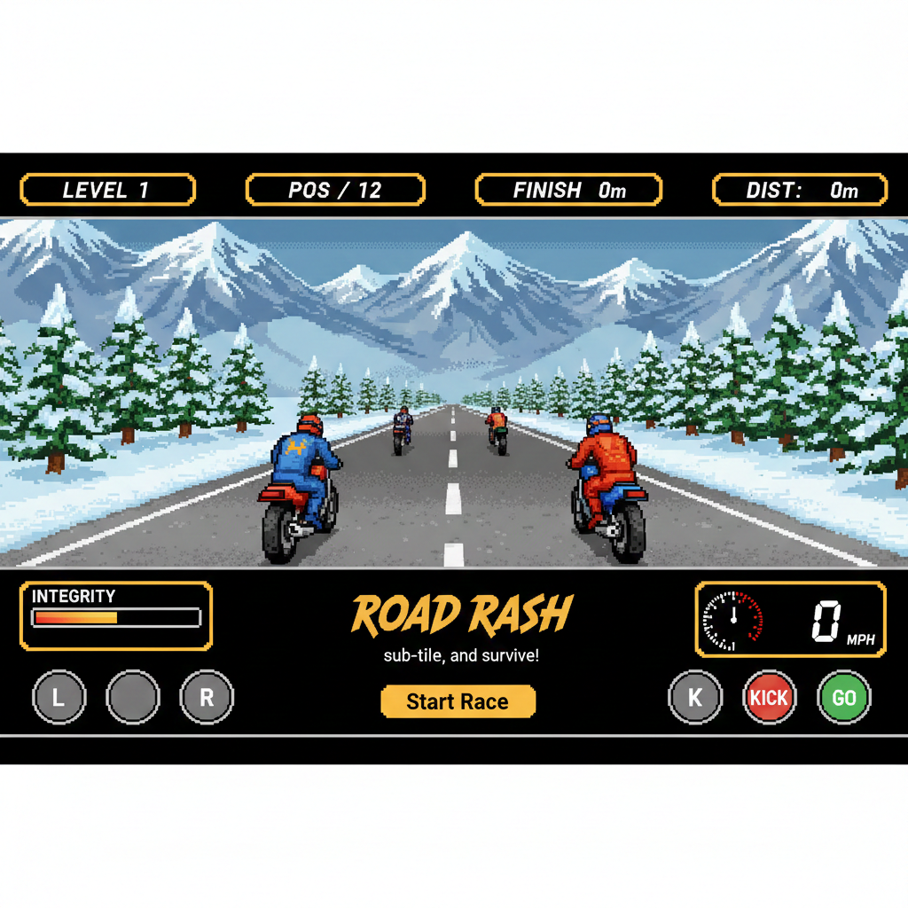 Roadrash 2002 Shit Graphics
