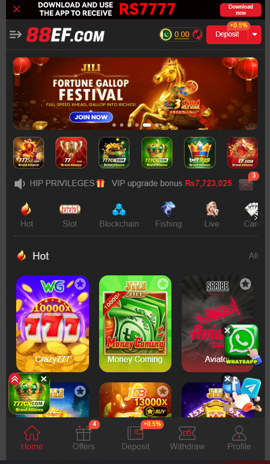 88EF Game Download APK (Real Earning App) For Pakistan 2026 Version 2