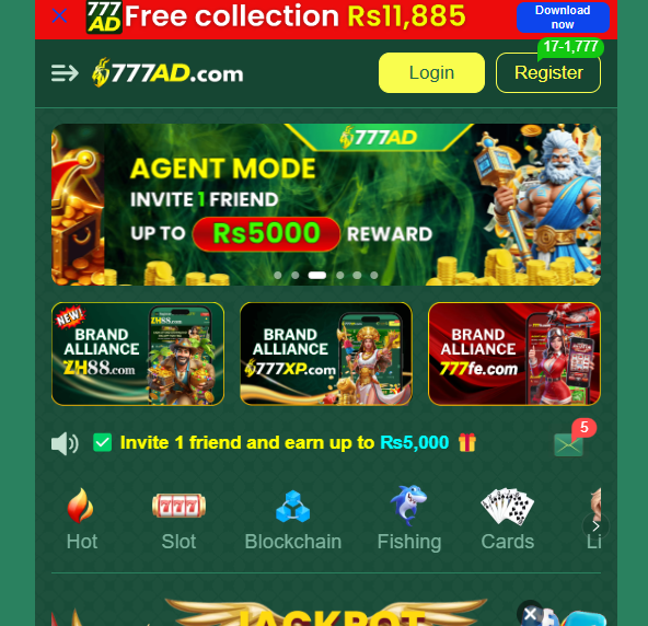 777AD Game Download APK Online Earning App For Pakistan Official App Version 2.3