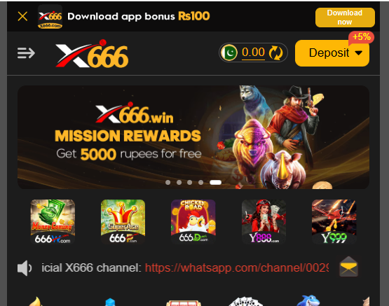X666 Game Download Best (Pakistani Earning) Official Version 1.0 APK 